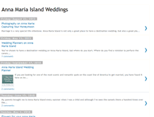 Tablet Screenshot of annamariaislandweddings.blogspot.com