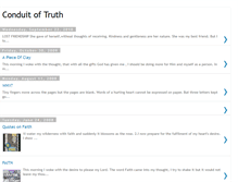 Tablet Screenshot of conduitoftruth.blogspot.com