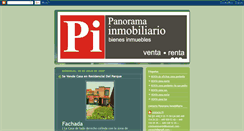 Desktop Screenshot of panoramainmobiliario.blogspot.com