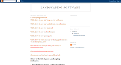 Desktop Screenshot of landscapingsoftwares.blogspot.com