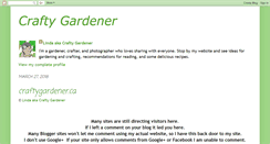 Desktop Screenshot of craftygardener.blogspot.com