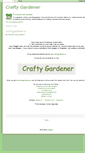 Mobile Screenshot of craftygardener.blogspot.com