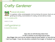 Tablet Screenshot of craftygardener.blogspot.com