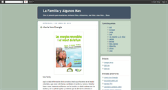 Desktop Screenshot of lafamiliayalgunosmas.blogspot.com