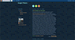 Desktop Screenshot of angiepeters.blogspot.com