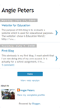 Mobile Screenshot of angiepeters.blogspot.com