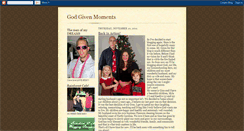 Desktop Screenshot of godgivenmoments.blogspot.com