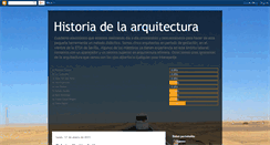 Desktop Screenshot of historiaarquitecturagrado2010.blogspot.com