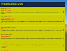 Tablet Screenshot of dirgahayubahasaku.blogspot.com