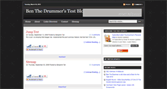 Desktop Screenshot of bensthedrummer-test.blogspot.com