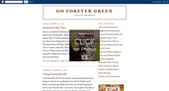 Desktop Screenshot of goforevergreen.blogspot.com