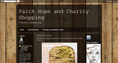 Desktop Screenshot of faithhopeandcharityshopping.blogspot.com