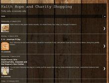 Tablet Screenshot of faithhopeandcharityshopping.blogspot.com