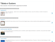 Tablet Screenshot of casamentotabataegustavo.blogspot.com