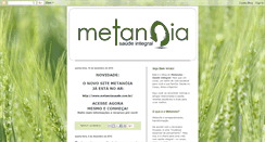 Desktop Screenshot of metanoiasaude.blogspot.com