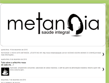 Tablet Screenshot of metanoiasaude.blogspot.com