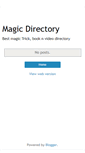 Mobile Screenshot of magic-directory.blogspot.com