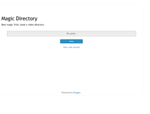 Tablet Screenshot of magic-directory.blogspot.com