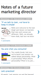 Mobile Screenshot of notesofmarketing.blogspot.com