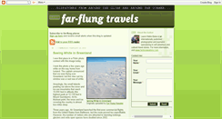 Desktop Screenshot of farflungplaces.blogspot.com