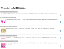 Tablet Screenshot of glitterdrops.blogspot.com