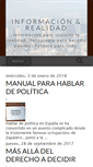 Mobile Screenshot of cualeslarealidad.blogspot.com