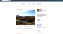 Desktop Screenshot of myyearintheworld.blogspot.com