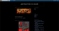 Desktop Screenshot of abstractionincolor.blogspot.com