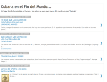 Tablet Screenshot of cubanaenelfindelmundo.blogspot.com