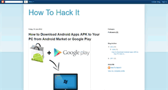 Desktop Screenshot of how-tohackit.blogspot.com