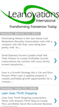Mobile Screenshot of leanovations-leanarticles.blogspot.com