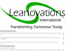 Tablet Screenshot of leanovations-leanarticles.blogspot.com