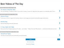 Tablet Screenshot of bestvideosoftheday.blogspot.com