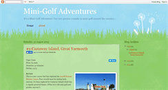 Desktop Screenshot of minigolfadventures.blogspot.com