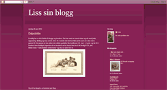 Desktop Screenshot of lisssinblogg.blogspot.com