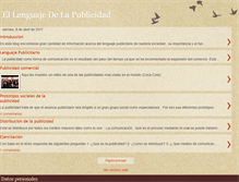 Tablet Screenshot of lenguajedelapublicidad.blogspot.com