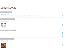 Tablet Screenshot of comunidade-vida.blogspot.com