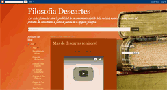 Desktop Screenshot of filodedescartes.blogspot.com