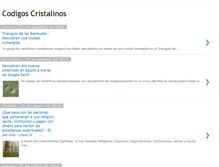 Tablet Screenshot of codigoscristalinos.blogspot.com