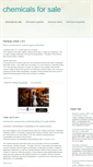 Mobile Screenshot of chemicalsforsale.blogspot.com