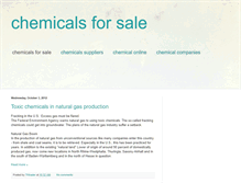 Tablet Screenshot of chemicalsforsale.blogspot.com