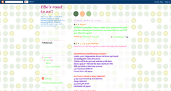 Desktop Screenshot of ellesroadto21.blogspot.com