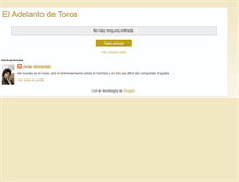 Tablet Screenshot of eladelantodetoros.blogspot.com