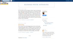 Desktop Screenshot of blessedwithsonshine.blogspot.com