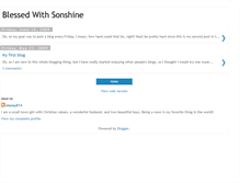 Tablet Screenshot of blessedwithsonshine.blogspot.com