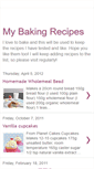 Mobile Screenshot of mybakingrecipes.blogspot.com