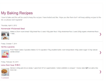 Tablet Screenshot of mybakingrecipes.blogspot.com