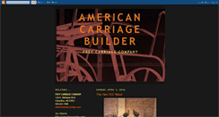 Desktop Screenshot of americancarriagebuilder.blogspot.com