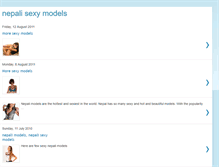 Tablet Screenshot of nepalsexymodels.blogspot.com