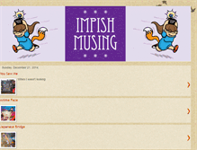Tablet Screenshot of impish-musing.blogspot.com